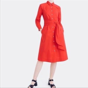 J crew Belted shirt dress